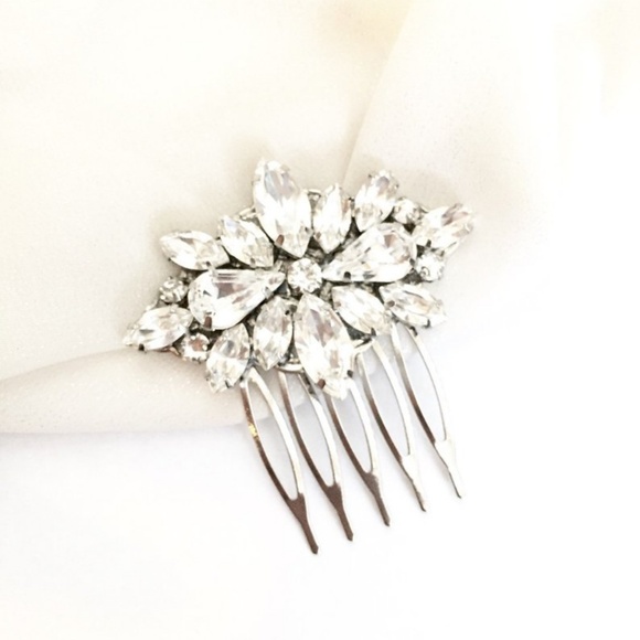 Swarovski Rhinestone Wedding Comb, Bridal